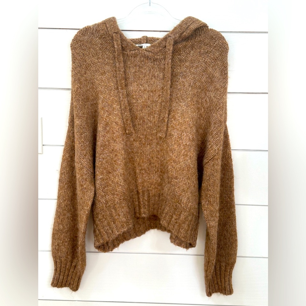 Z Supply hooded draw string sweater
